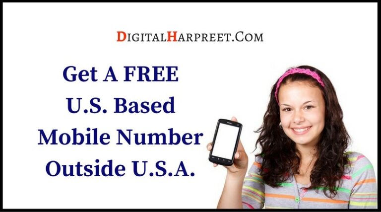 How To Get Permanent FREE US Mobile Number From Any Country?