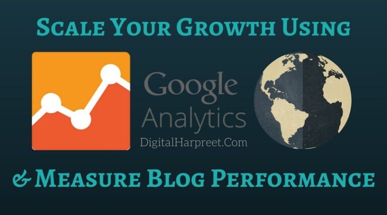 Scale Your Growth Using “Google Analytics” & Measure “Blog Performance”